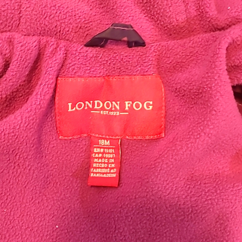 London fog girls coat